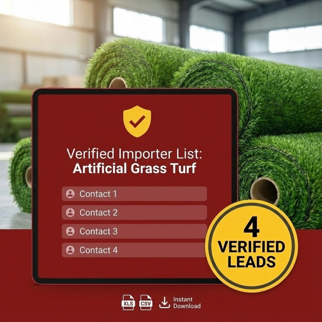 Verified Tanzanian Importer Contact Artificial Grass Turf (4 Lead Pack)