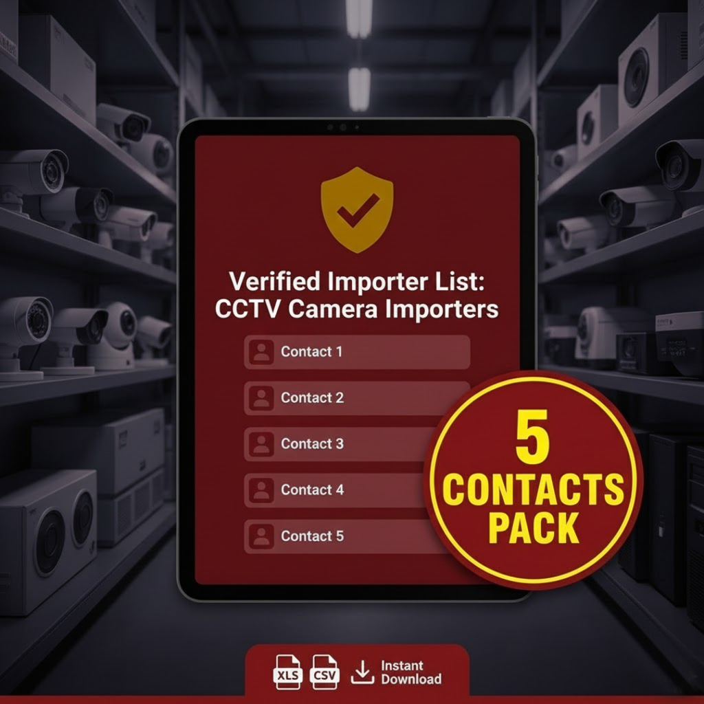 Verified Tanzanian Importer Contact CCTV Cameras 5 Lead Pack