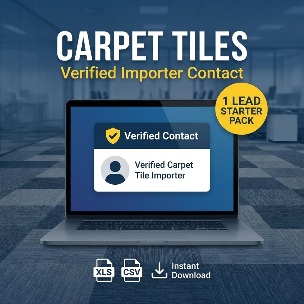Verified Tanzanian Importer Contact Carpet Tiles (1 Lead Starter Pack)