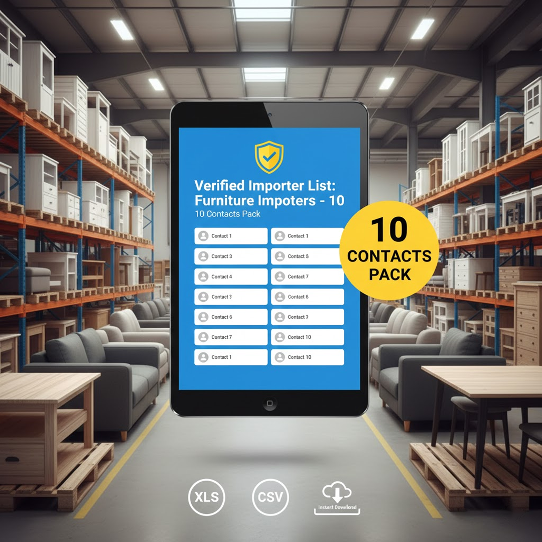 Verified Tanzanian Importer Contact Furniture Importers 10 Lead Pack