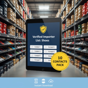 Verified Tanzanian Importer Contact: Shoes & Footwear (10 Contacts Pack)